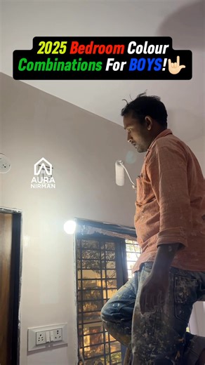 303K views · 3.2K reactions | From bold navy to subtle greys, these trending shades bring the perfect balance of style, comfort, and personality to every modern boy’s room. Discover how the right color palette can turn your space into a reflection of confidence and class. (boys bedroom color 2025, modern bedroom design, trending wall colors) #BedroomDesign #ColorTrends2025 #BoysBedroom #ModernInteriors #AuraNirman #HomeDecor #InteriorDesignIdeas #LuxuryBedroom | Aura Nirman | Facebook