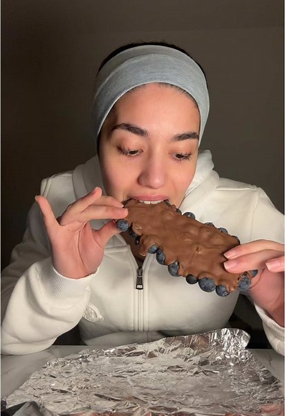 Delicious Blueberry Chocolate ASMR Experience