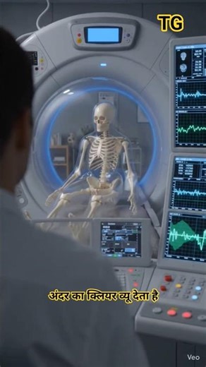 Inside an MRI Scan 🏥 | Skeleton Explains How MRI Works in 3D #mri #realtimemri #mritech #mriscanner