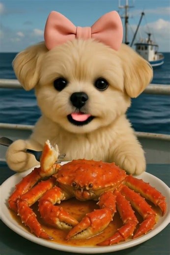 Cute Dog Eating Food Funny & Adorable Dog Video