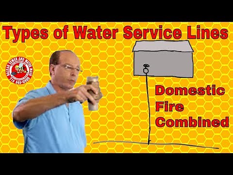 3 Types of Water Service Lines: Domestic, Fire Main, & Combined