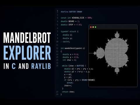 My humble Mandelbrot explorer using C and Raylib