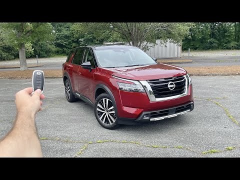 2023 Nissan Pathfinder Platinum: Start Up, Test Drive, Walkaround, POV and Review