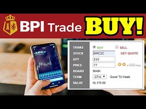 How to Buy a Stock Using BPI Trade?
