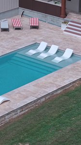 13 reactions | We love hearing how much happiness an Aqua Technics Pool can bring.  This homeowner calls it their getaway spot, complete with a built-in bench that makes it easy to sit back and enjoy the view. Start planning now and be swimming by summer. ☀️ | Aqua Technics Pools USA | Facebook