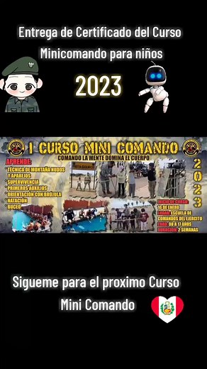 Graduation Ceremony for Children’s Military Course 2023