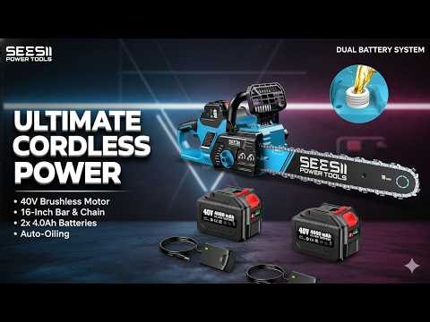 SEESII 40V 16” Cordless Chainsaw Review – Worth It?