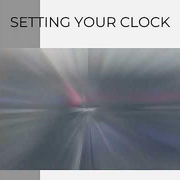 How To Set The Clock In Your Lexus