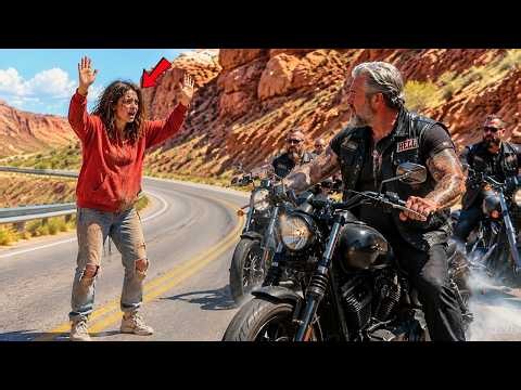 Homeless Girl’s Warning Saved Hells Angels — The Trap Left Everyone Speechless