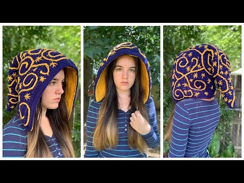 Crochet Wizard Hood