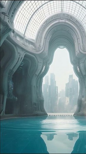 Abandoned Futuristic City on Mars | 4K Cosmic Electronic Music Journey