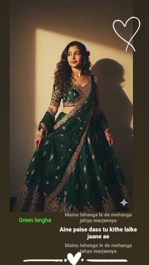 #song mainu lengha # green 💚#