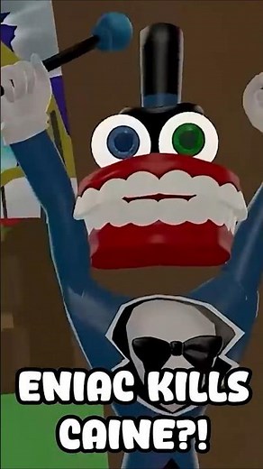 Eniac Kills Caine! | #tadc #theamazingdigitalcircus #shorts #vrchat #eniac #digitalcircus