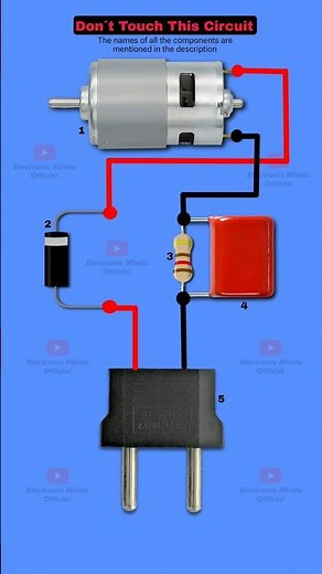 How To Run 12V DC Motor ON 220V AC #electronic
