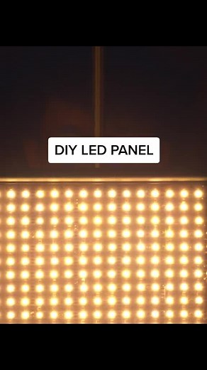 DIY Budget LED Lighting Panel 🎥 Perfect for filmmaking!Check my bio for the full tutorial! #learnontiktok #diywithme #diy #fyp #foryou #foryoupage
