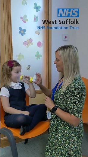 Our paediatric respiratory nurse specialist Liz explains good inhaler technique #AskAboutAsthma