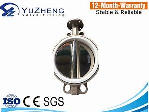 [Hot Item] Stainless Steel Wafer Pneumatic Butterfly Valve