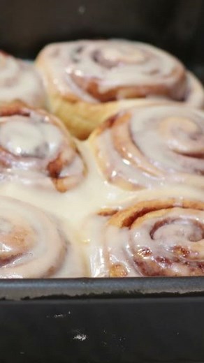How to Make Homemade Cinnamon Rolls #Shorts | Easy Cinnamon Roll Recipe