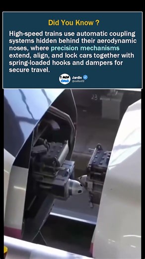 How High Speed Trains Automatically Couple Together