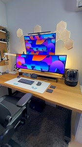 11K views · 31 reactions | When you get new monitor arms  The studio has levelled up so here is a preview of what I’ve been working on. I can’t wait to share more details with you but I’m working on a YouTube video which will explain everything in detail so please bear with me  Let me know what you think  #dreamsetup #standingdesk #monitorarms #ultrawide #setup #dualmonitors | Peter Georgiou | Facebook