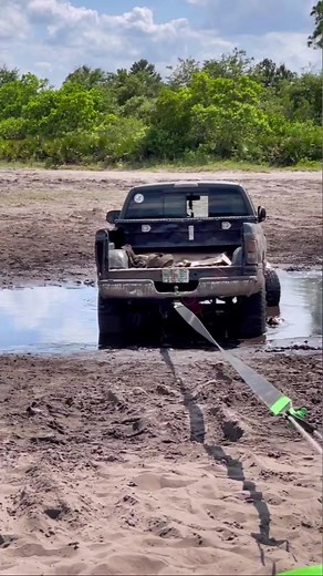 Our snatch blocks, D-ring shackles & 4-inch tow strap made this recovery a breeze!