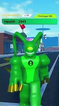 I made my Ultimatetrix in Omni-X Definitive #roblox #ominix #ben10 #ultimatrix