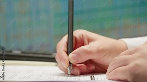 Blank W-9 and Form W8-BEN or 8W U.S. individual income tax return and Internal Revenue Service . Tax payment concept. Filing taxes document