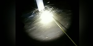 ‘She only had about a minute left’: Firefighters rescue woman caught in flash flood