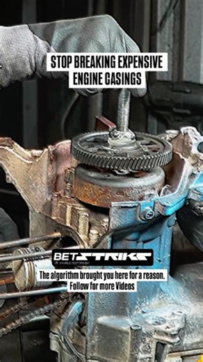 CraftReady on Instagram: "🔥 It is incredibly satisfying to watch physics defeat a seized shaft without using a pry bar. He builds a homemade slide hammer by welding a threaded rod to a scrap sprocket and adding a sliding weight. This design uses linear momentum to deliver a shockwave directly into the stuck part, pulling it free instantly without damaging the surrounding aluminum. It is rare to see such a simple tool save a project from disaster. Save this to build one for your garage. #mechani