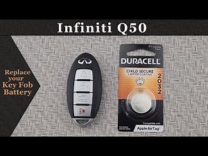 How to Replace a 2014-2019 Infiniti Q50 Key Fob Battery