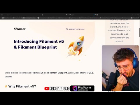 [VOD] Filament 5, Livewire 4 & jQuery 4