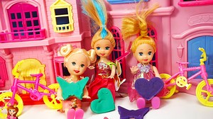 Barbie princess doll play in backyard! Barbie playground with friends! Barbie Annie and Rapunzel play together! VIdeo for kids! #Kids #toys #videoforkids #barbieandfriends #barbie #friendsbarbie #kidstoys #barbiebackyard #barbiehouse | Kids Toys