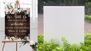 Personalized We Still Do And Always Will Yard Sign, Welcome to Our Vow Renewal Lawn Decoration, Anniversary Celebration Entrance Board, Romantic Wedding Renewal Party Decor, 12x18 Inch #7