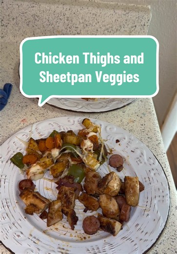 Sheet Pan Chicken Thighs and Veggies Recipe