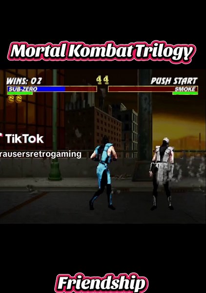 Classic Sub Zero's Friendship in Mortal Kombat Trilogy