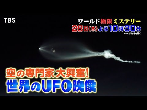 屋根裏にいた宇宙人!? 埼玉にいた妖精!? 世界中のUFO･UMA･超人･不可思議映像SP!!『衝撃映像100連発＆動物スクープ＆極限ミステリー』12/28(木)【TBS】