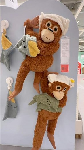 DJUNGELSKOG soft toy, orangutan | IKEA Alexandra #D9INE