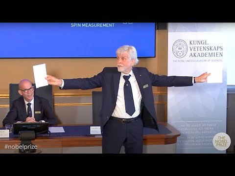 Announcement of the 2022 Nobel Prize in Physics