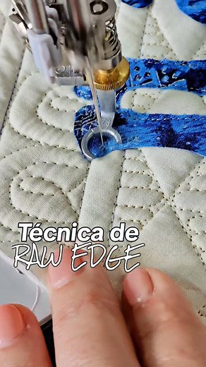 56K views · 571 reactions | La técnica de RAW EDGE es el complemento perfecto para quienes amamos las aplicaciones pero no queremos estar mil años cosiendo los bordes! Conocías esta técnica? | Generando Bloques | Facebook