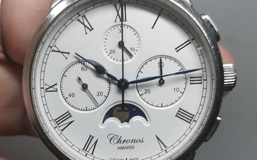 三代吧表海鸥st1908月相计时机芯