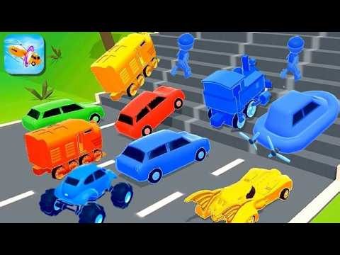 Shape Transform 🚗🏃‍♂️🚲🚦All Levels Gameplay Walkthrough Android,ios New Update Ep 1397
