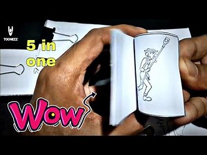 5 Incredible Flipbook Animations in One Video | TOONEZZ| 009