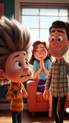 Funny Bald Haircut Story 😂| (4K animation)