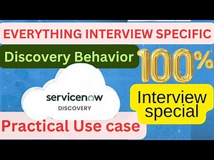 ServiceNow Discovery 14: Discovery Behavior and Discovery schedule using behavior
