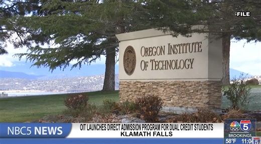 OIT launches direct admission program for dual credit students - KOBI-TV NBC5 / KOTI-TV NBC2