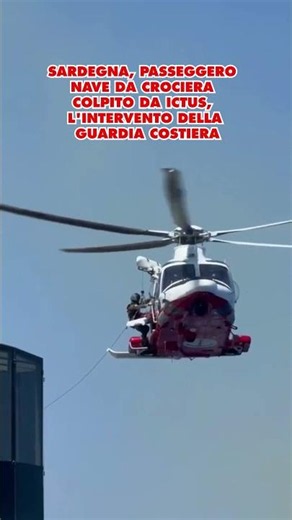 Sardegna, passeggero nave da crociera colpito da ictus, l'intervento di Guardia Costiera - RTL 102.5