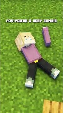 The Best Minecraft Baby Mob POV's #shorts #minecraftshorts