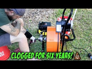 Drain Has Been Clogged For 6 Years | Vevor Drain Cleaner & Sewer Camera Review