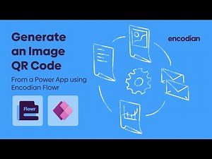 Generate an Image/Picture QR Code using Power Automate and Power Apps | 💡 Learn with…  - Partner