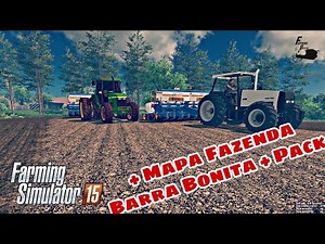 Farming Simulator 15 - Liberação do Mapa Fazenda Barra Bonita + Mod Pack